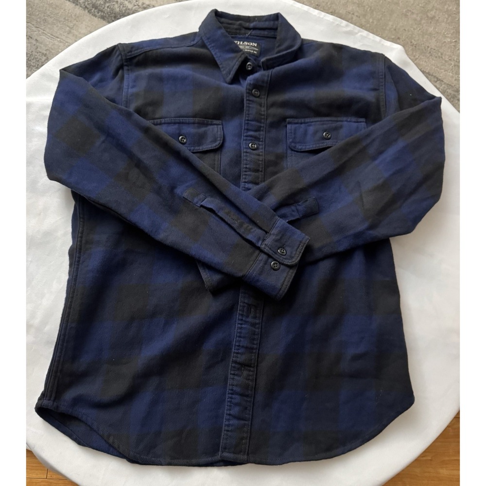 Filson Flannel Shirt  Jacket Mens Plaid Button Down C.C. Filson Seattle M